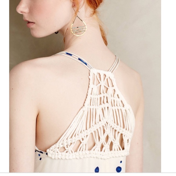 Anthropologie Inkdrop Midi Dress - Picture 4 of 8